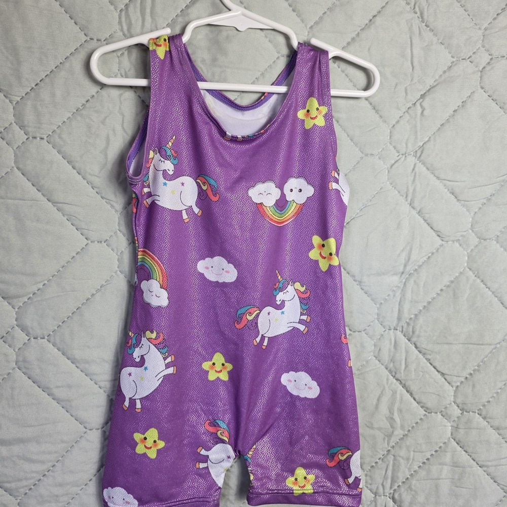Gymnastics Leotard UNICORN Whimsical Dream DANCE  Sz XS - Picture 5 of 6